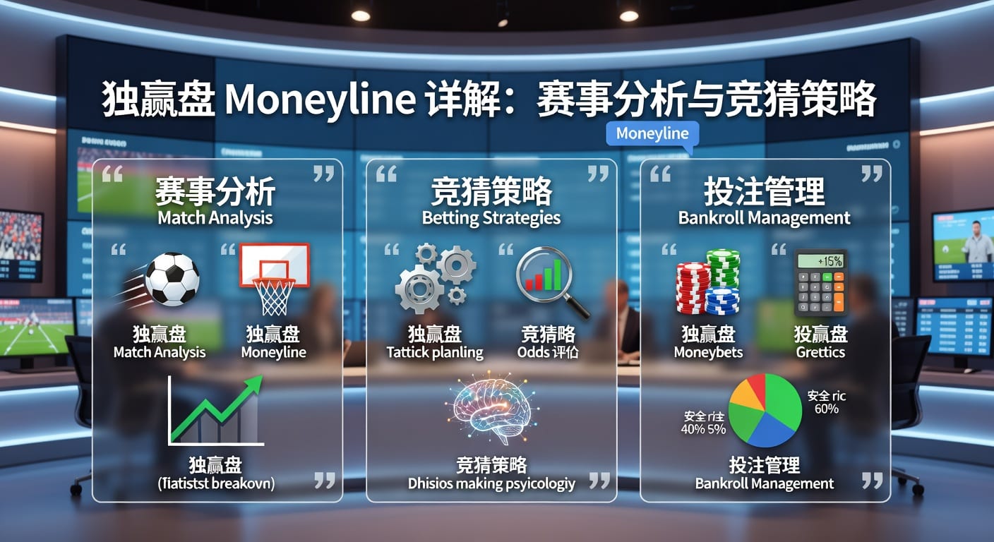 独赢盘 moneyline：胜负盘实战读法与投注技巧