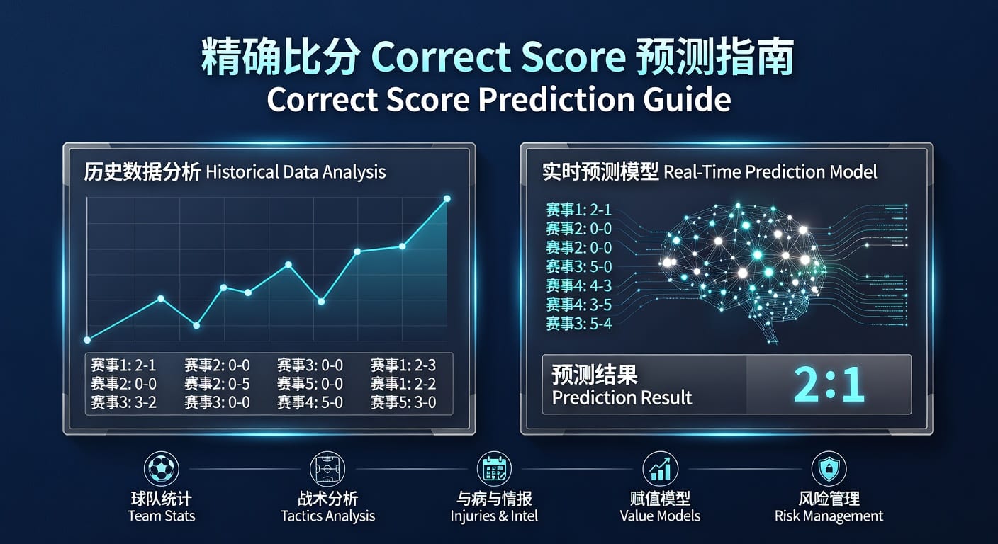 精确比分 correct score：2026年世界杯投注网实战判断